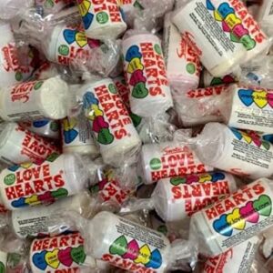 Love Hearts Mini Rolls Candy Sweets Swizzels Matlow (Pack of 30)