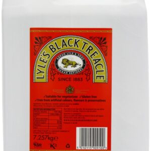 Lyle’s - Black Treacle - Rich & Bitter Syrup for Baking & Cooking - Gluten Free, Vegetarian Friendly - Home Essentials, Kitchen Accessories, Baking Accessories - 7.257kg Poly...