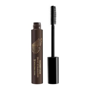 Max Factor Masterpiece Divine Brow Lamination Gel 004 Dark, 2-Sided Applicator, Salon-Like Lamination, Combs & Lifts, Non-Crunchy But Strong Hold, Eye Lift Effect, Ultimate...