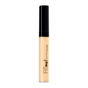 Maybelline Concealer, Fit Me! Full Coverage Concealer for Face, Oil Free, Delivers Even Complexion, Non-Comedogenic, Matte & Poreless Ultra Blendable, Shade: Medium 25, 6.8 ml