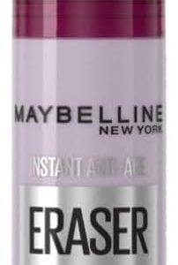 Maybelline New York Eraser Eye, Colour Correcting Concealer, Neutralizes Yellow Tones, for a Natural Soft-Focus Finish, Dermatologist Tested & Suitable for Sensitive Skin, (152,...