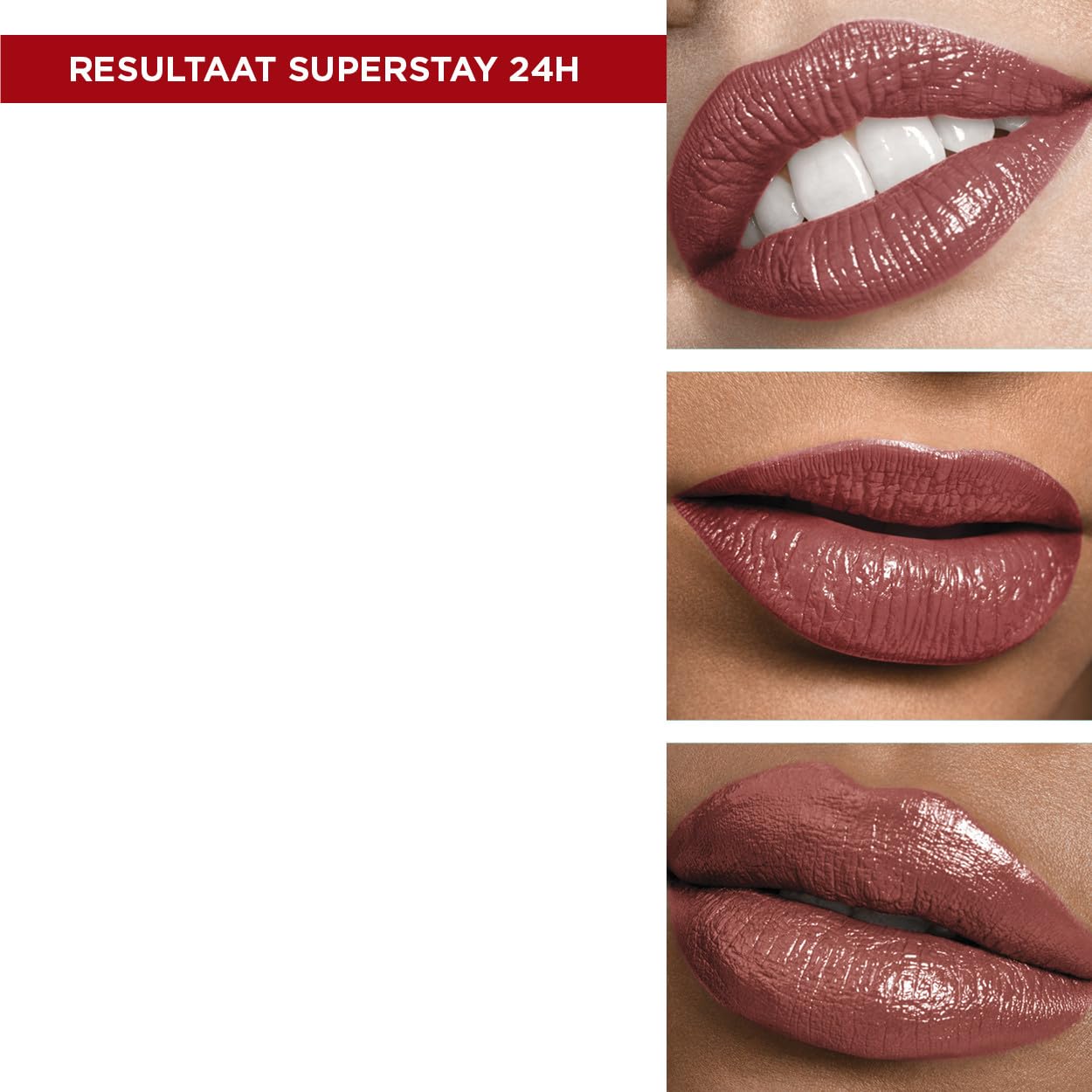 MAYBELLINE - SuperStay 24H Lipstick - 185 Rose Dust - Pink - Long lasting Glossy Lipstick - 10 ml