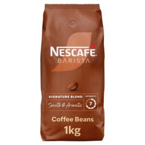 NESCAFÉ BARISTA Signature Blend Coffee Beans, Medium Roast, 7/10 Intensity, 1kg