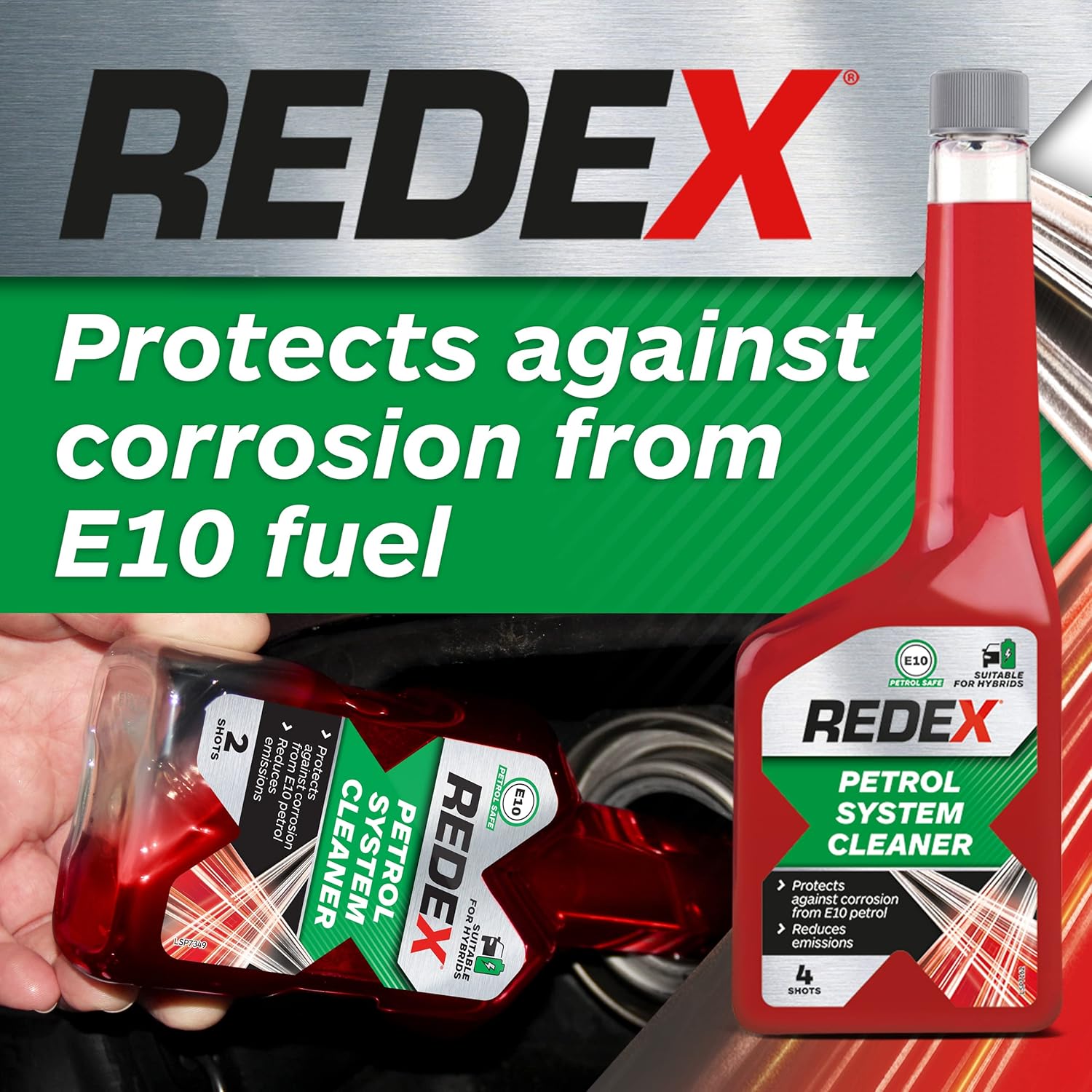 Redex Petrol System Cleaner 500ml, Petrol Injector Cleaner To Remove Harmful Deposits, Maximise Performance & Increase Fuel Economy Fuel Additives For Petrol Engines, Suitable...