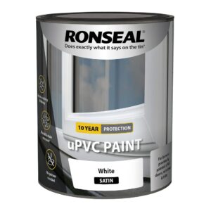 Ronseal uPVC Paint White Satin 750ml