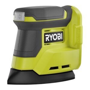 RYOBI RPS18-0 18 V ONE Plus Cordless Corner Palm Sander Bare Tool, One Size, Hyper Green