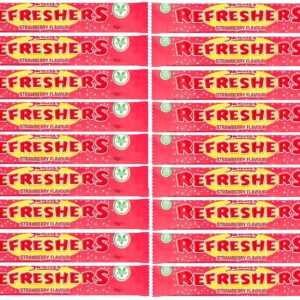 Swizzels Retro Classic Chew Bars Individually Wrapped Sweets | Bulk Box Assorted Sweet Pick and Mix Selection (Swizzels Refreshers Chew Bar Strawberry x 18)