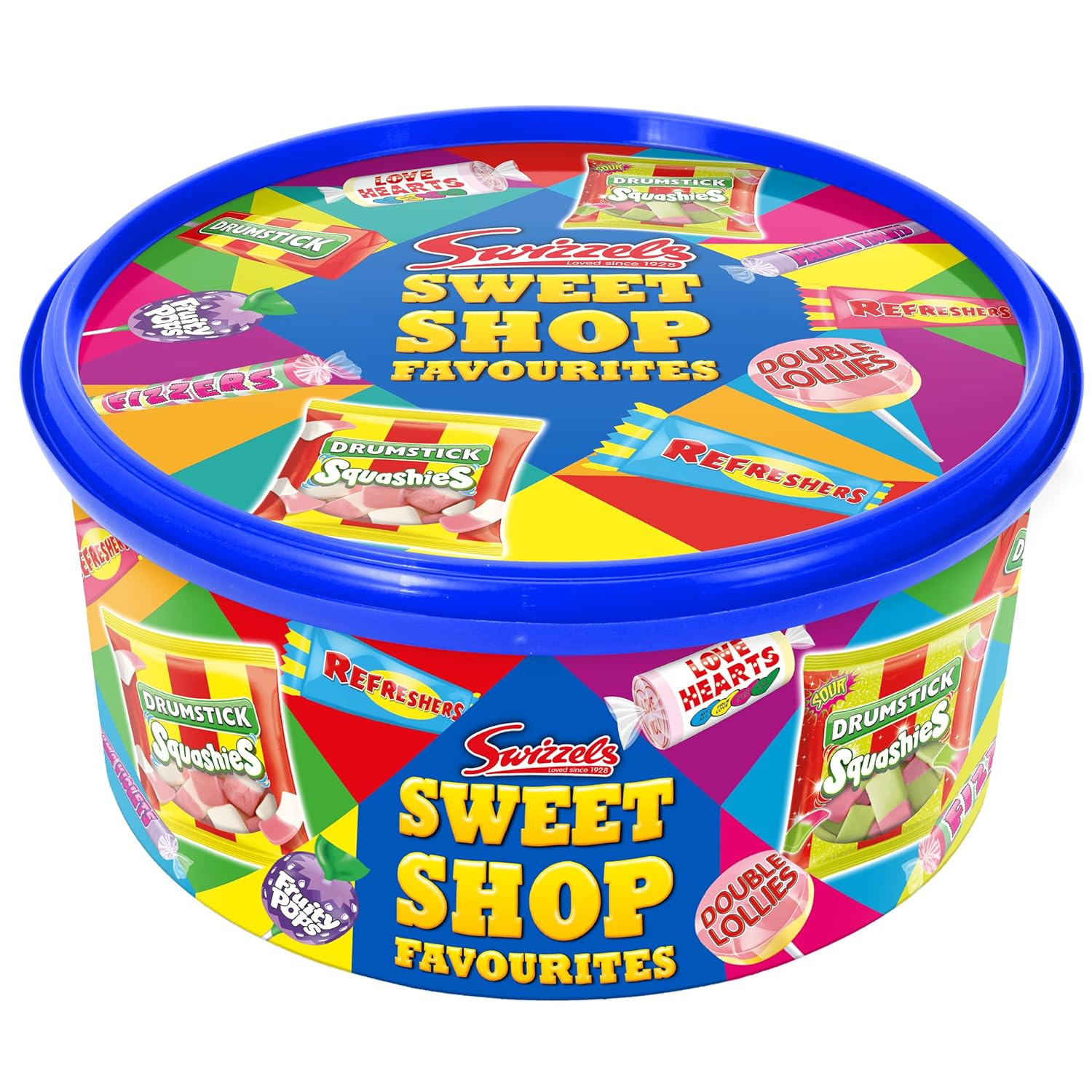 Swizzels Sweet Shop Favourites, Classic Sweet Mix, 650g Tub of Assorted Retro Sweets