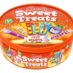 Swizzels Sweet Treats Tub, Assortment of Vegan Sweets and Lollipops in One Large Tub, Family Favourite Sweets, Perfect for Sharing (600g)