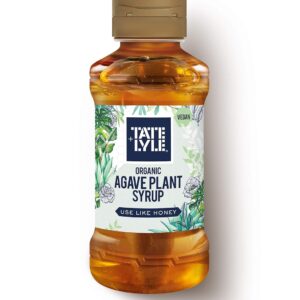 Tate & Lyle Organic - Agave Syrup - Natural Sweetener from Blue Agave Plant - Gluten Free & Vegetarian - Organic, No Artificial Colours or Flavours - Kitchen Accessories, Baking...