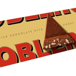 Toblerone Milk Chocolate Bar, Swiss Chocolate with Honey and Almond Nougat, Made with Swiss Milk, Perfect for Gifting or Sharing, 750 g (Pack of 1)