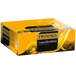 Twinings English Breakfast String and Tag Pack of 100