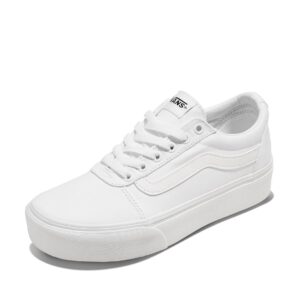 Vans Ward Platform Sneaker, Patchwork Light Blue, 36 EU