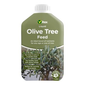 Vitax Olive Tree Liquid Feed, Suitable For Trees In Borders, Pots & Containers, Promotes Healthy Growth: 1 Litre (Makes 250 Litres)