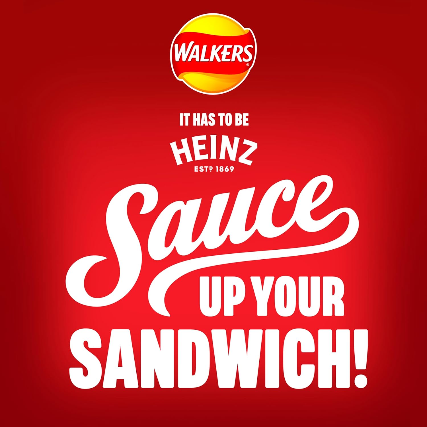 Walkers Heinz Tomato Ketchup Grab Bag Crisps 45g (Case of 32)