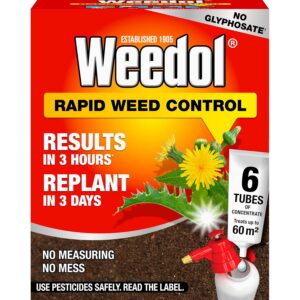 Weedol Rapid Concentrate Tubes, 6 Pack