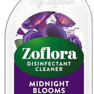 Zoflora Midnight Blooms Multipurpose Cleaner Trigger Spray, 1 x 800ml, Floral Antibacterial Multi-Surface Cleaner, Pet-Friendly, Kills 99.9 Percent of Bacteria and Viruses.